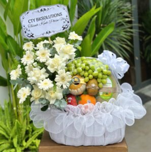 GIỎ TRÁI CÂY KÍNH VIẾNG, CHIA BUỒN
