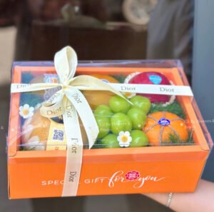 HỘP QUÀ TẶNG TRÁI CÂY TONE CAM